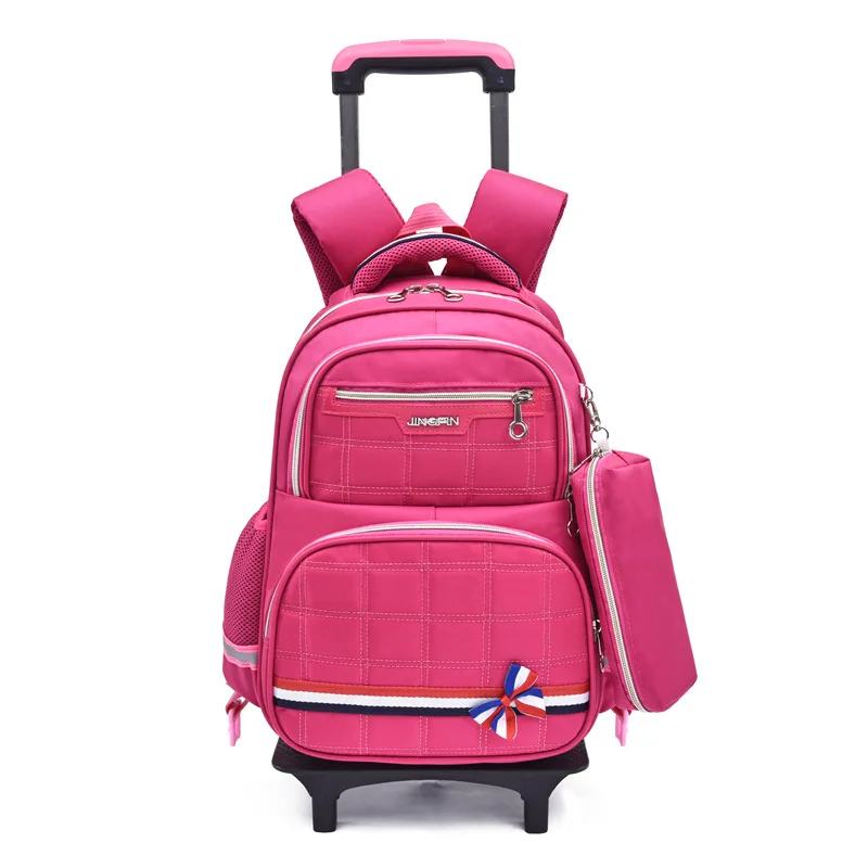 

With wheel bag hanging pen bag removable lever British shoulder bag six-wheel climbing stair lady cart bag