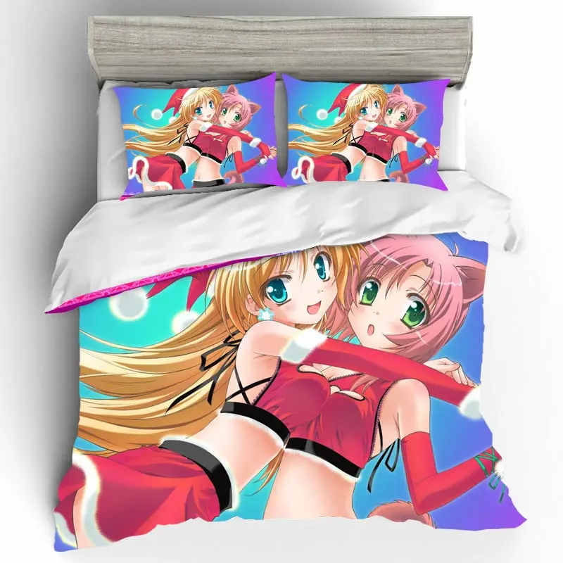 Домашний текстиль, Комплект постельного белья, аниме, Санта Клаус ...