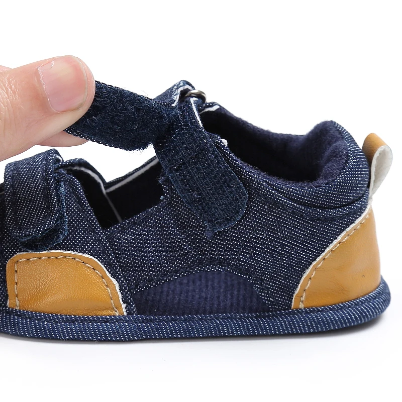 Fashion Soft Leather Baby Boy Sandals With Non-slip Suede Soles For Boy Summer Cool Shoes