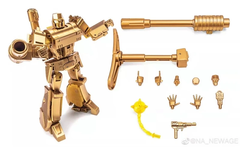 

Transformation NEWAGE NA Golden H9G Megatrons Golden Gunman Town Soul Qu Mennon Emperor PVC Action Figura robot Gift toy