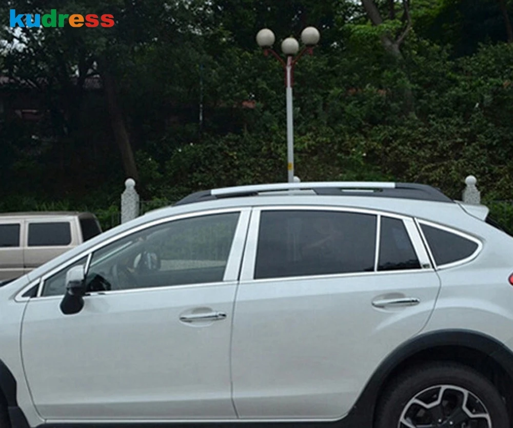 Для Subaru XV Impreza Хэтчбек 2012 2013 верх+ низ Центральная стойка для литья под давлением для укладки волос полный подоконник отделка 26 шт./компл