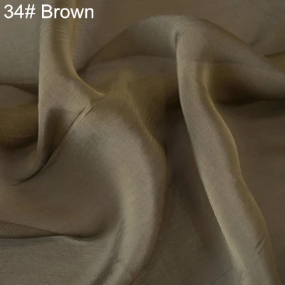 Шелк шифон ткань юбка одежда ткань натуральный шелк шелк 140 см ширина окрашенная чистая