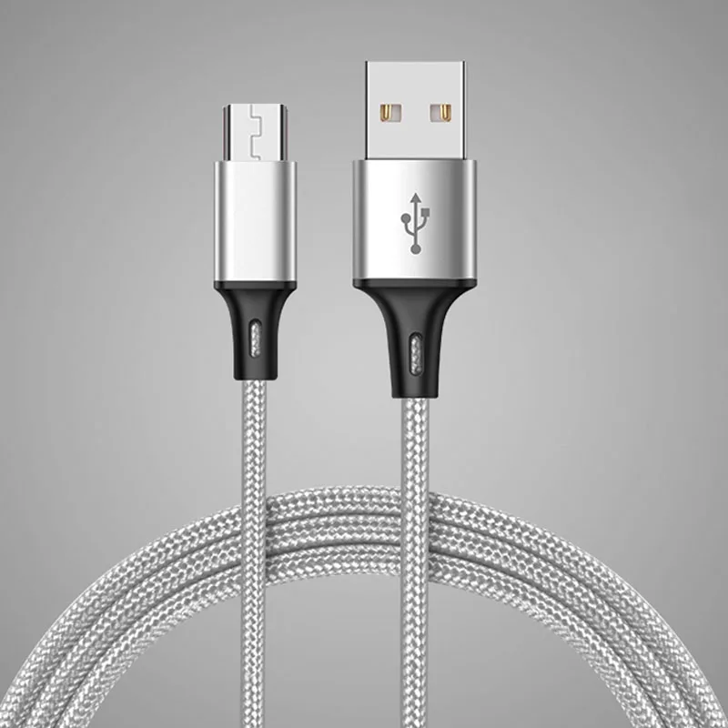 Кабель Micro USB нейлоновый кабель для быстрой зарядки USB кабель для передачи данных для huawei samsung Xiaomi LG Tablet Android кабели для мобильных телефонов зарядное устройство