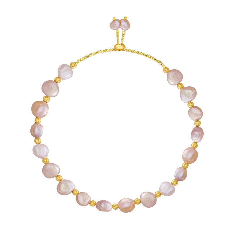 Baroque Natural Pearl Bracelet Jewelry for Woman