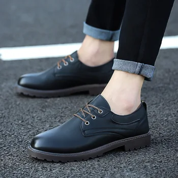 

Spring and autumn classic brand new comfortable small leather shoes men's casual fashion trend men's shoes youth wild tide shoes