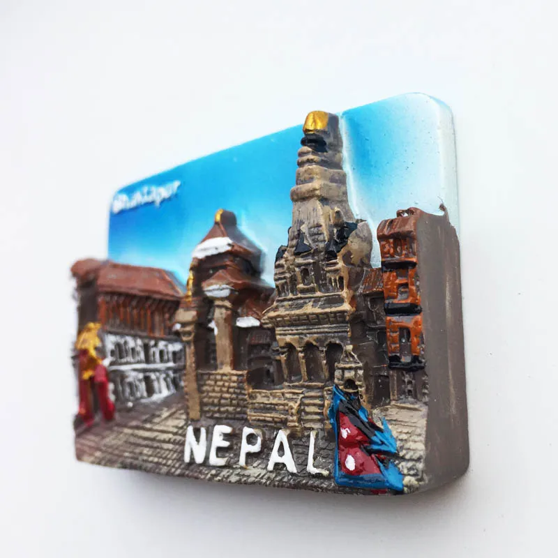 Nepal  Landscape Fridge Magnets Souvenir Nepal Scenic Spots Decorative 3d Resin Crafts Home Decor Gift Ideas Asia Tourist