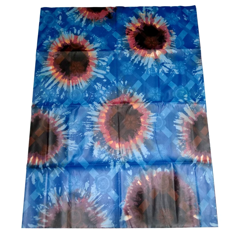 Базен riche getzner африканская кружевная ткань высокое качество кружева нигерийская морская парча ткани tissu africain 5 ярдов/лот - Color: 14