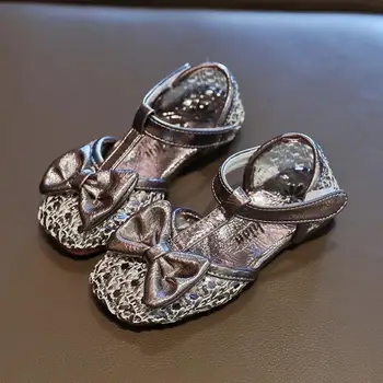

Kids Sandals for Girls Sequin Princess Shoes 2020 Summer New Children Sandals Hollow Breathable Soft Bottom Girls Sandals Shoes