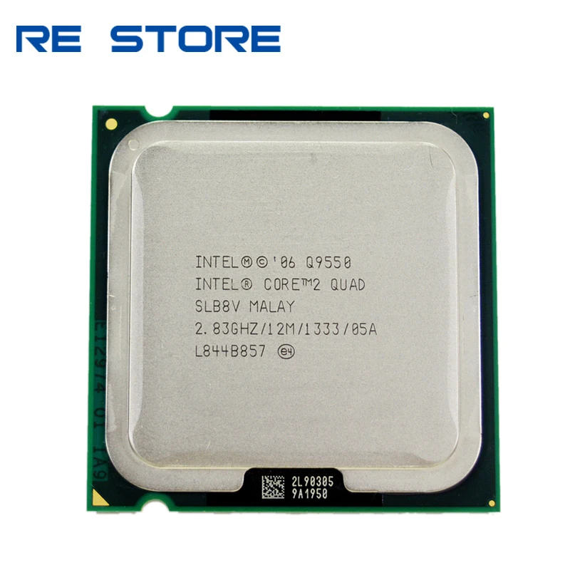 Процессор Intel Core 2 Quad Q9550 83 ГГц 12 МБ кэш L2 FSB 1333 настольный процессор LGA 775|lga775