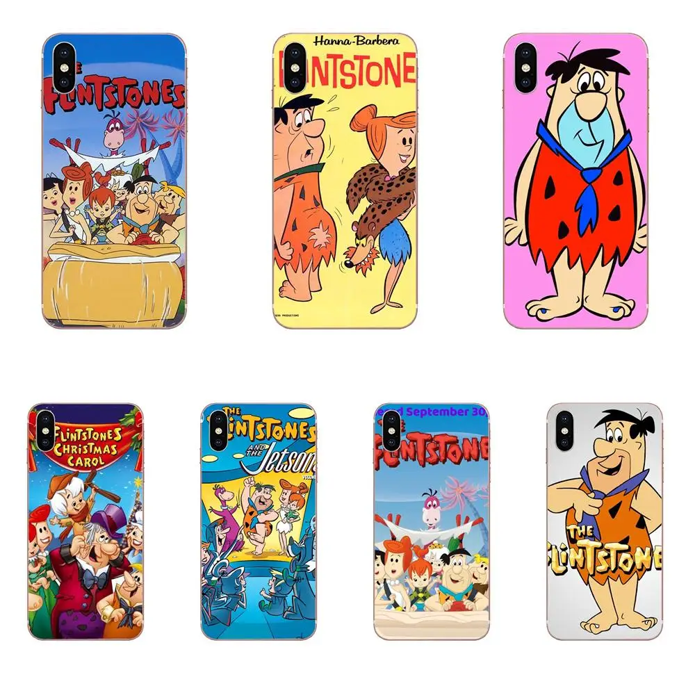 

For Apple iPhone 4 4S 5 5C 5S SE 6 6S 7 8 Plus X XS Max XR Supersonic Luxury Phone Case Cartoon The Flintstones Poster
