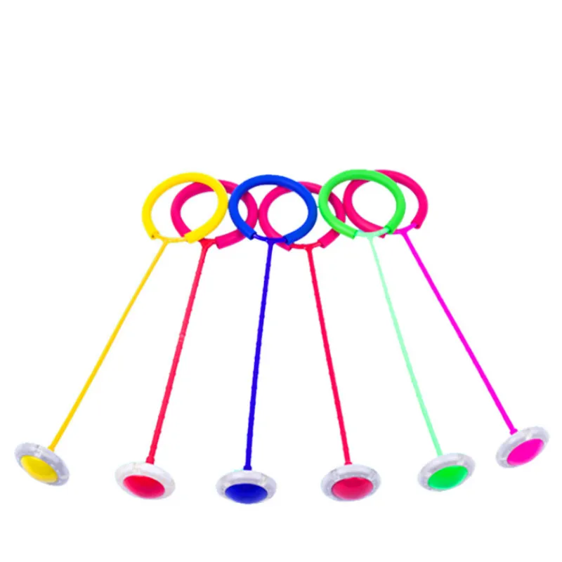 Glowing Bouncing Balls One Foot Flashing Skip Ball Jump Ropes Sports Swing Ball Children Fitness Playing Fun Entertainment Toys Glowing Bouncing Balls One Foot Flashing Skip Ball Jump Ropes Sports Swing Ball Children Fitness Playing Fun Entertainment Toys