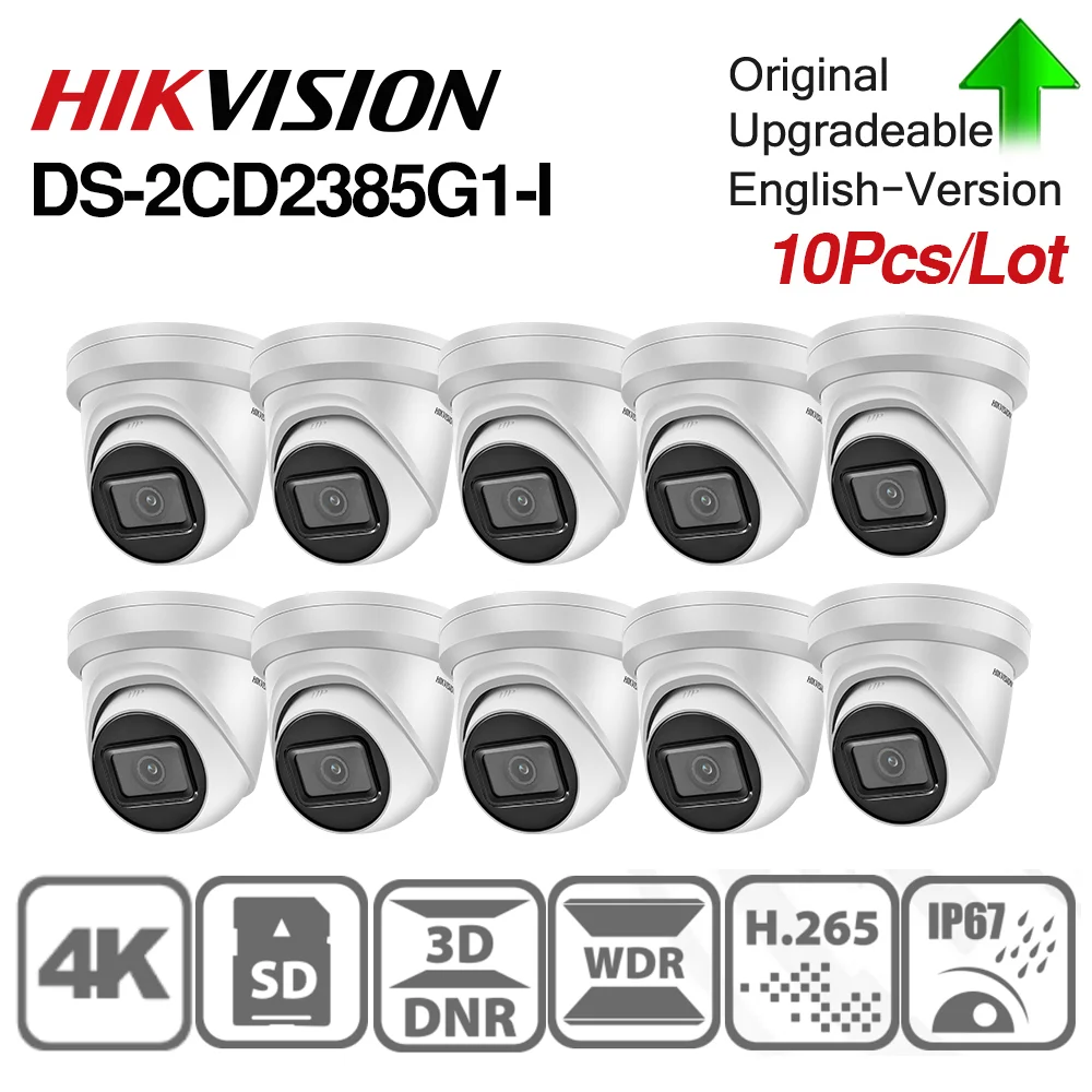 Предварительная продажа Hikvision IP Камера DS 2CD2385G1 I 8MP Сеть CCTV H.265 POE WDR (широкий динамический диапазон) слот для sd