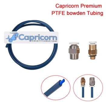 

Capricorn Bowden PTFE Tubing XS Series Blue 1M/2M Quick Fitting Straight Pneumatic 1.75mm Filament 3d Printer Parts for Ender 3