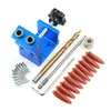 9mm Pocket Hole Puncher jig kit Mini Style Pocket Hole Jig Kit For Wood Working Step Drill Bit Set Woodworking Tools ► Photo 2/6