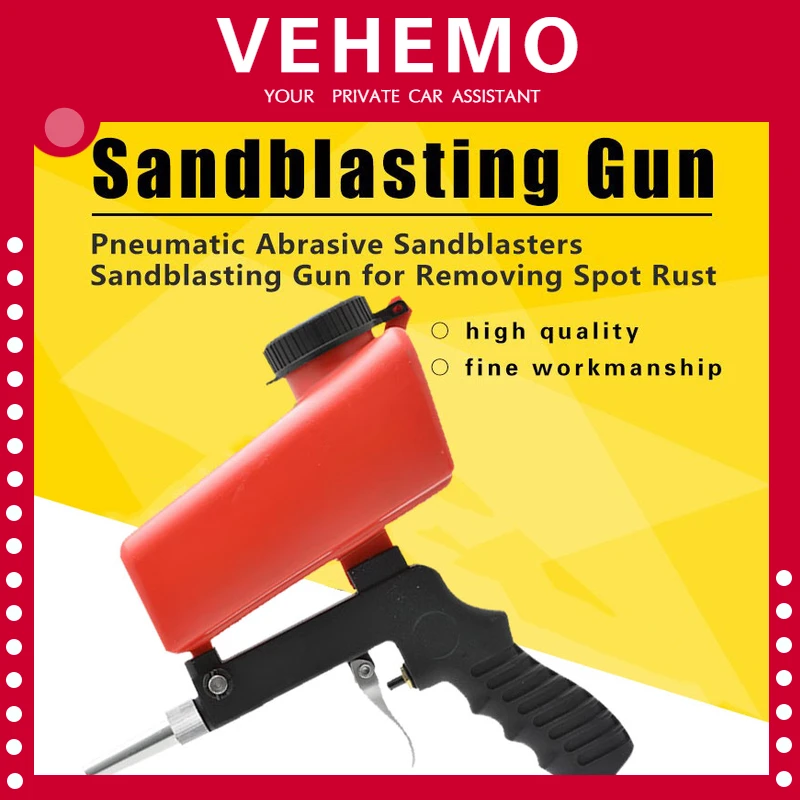 

Portable and Blasting Machine Rust Removal Device Pneumatic Gravity Small Sandblasting Gun Penumatic Tool Sand Blasted