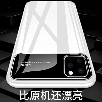 

For Apple iphone 11 Case Luxury Matte Hard PC+Tempered Glass Protective Back Cover Case for iPhone 11 Pro Max iphone11 11pro
