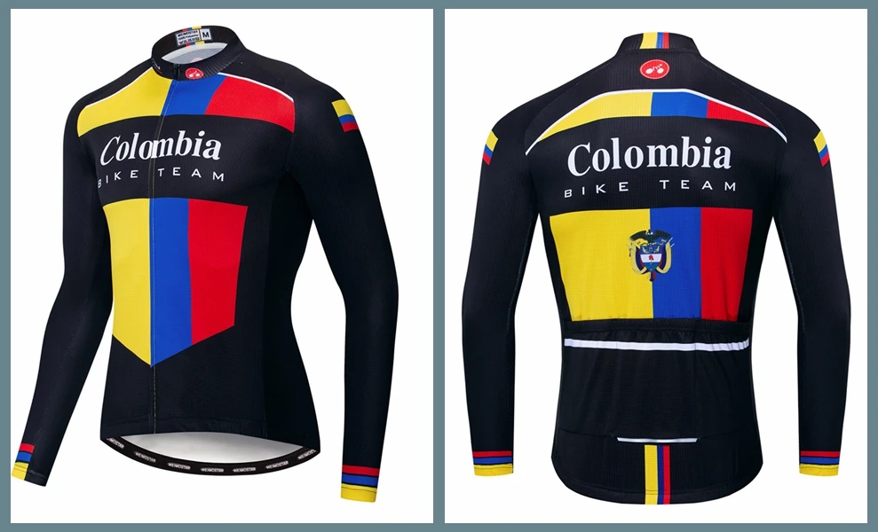 Мужская футболка для велоспорта, майка для горного велосипеда, рубашки для горного велосипеда с длинным рукавом, топы для езды на велосипеде, осень-весна, желтый цвет, Бразилия, Испания
