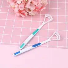 2 шт. щетка для чистки языка, скребок для чистки языка, скребок для ухода за полостью рта, сохраняющий свежее дыхание, инструмент для ухода за зубами