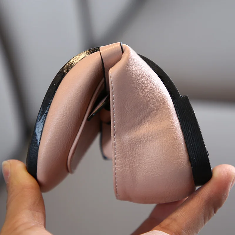 Kids Shoes Girls Loafers Pure Color Soft Leather Shoes Set of Feet Princess Shoe Spring New Design Casual   SYJ016