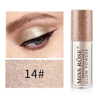 

Portable Metal Shiny Smoky Eyeshadow Waterproof Flash Liquid Eye Shadow Makeup Comestics Tools Easy To Wear Eyeshadow TSLM2