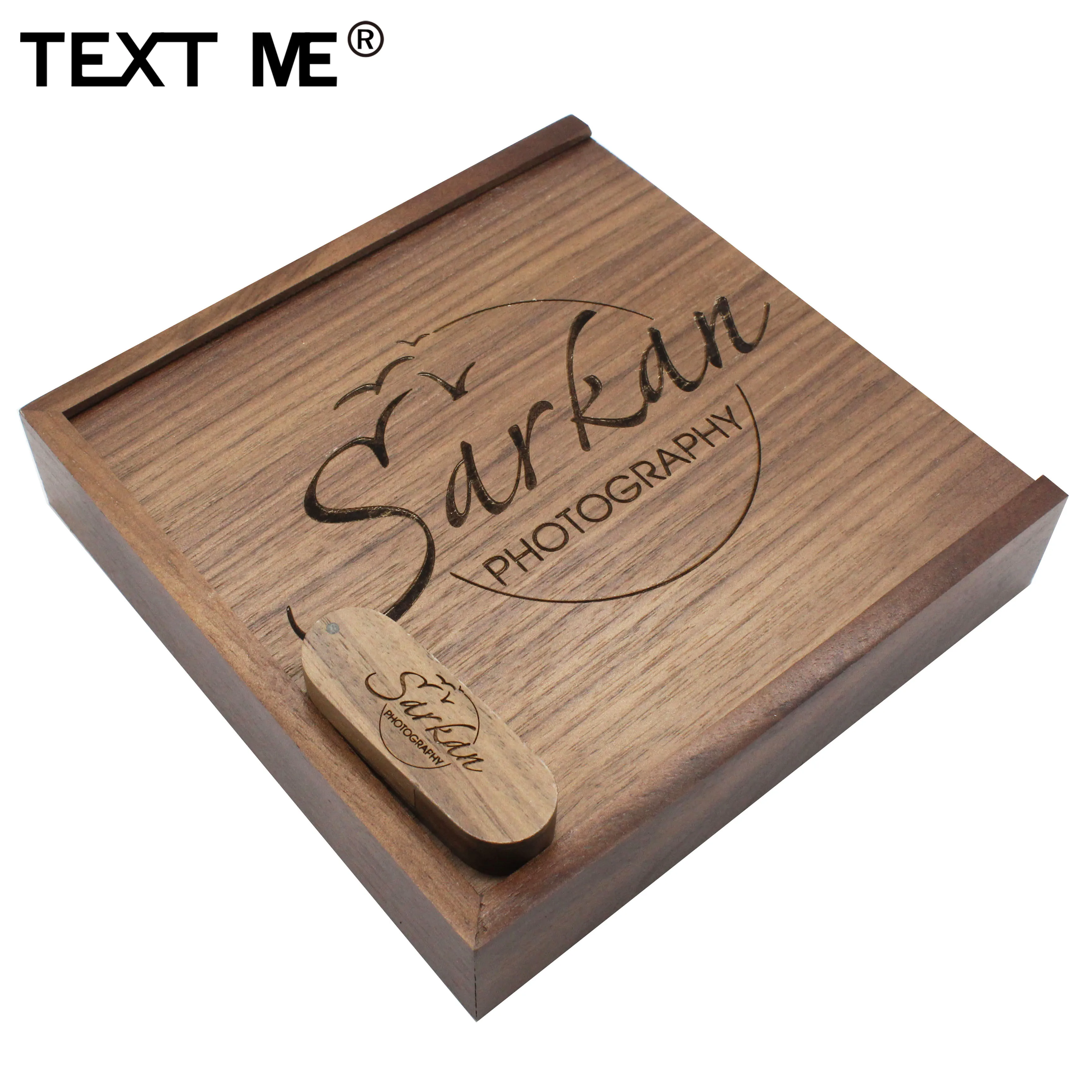 TEXT ME персональный(заказ 5 шт. бесплатный логотип) USB+ коробка логотип на заказ флэш-накопитель 4 ГБ 8 ГБ 16 ГБ 32 ГБ Флешка USB 2,0 Usb флешка