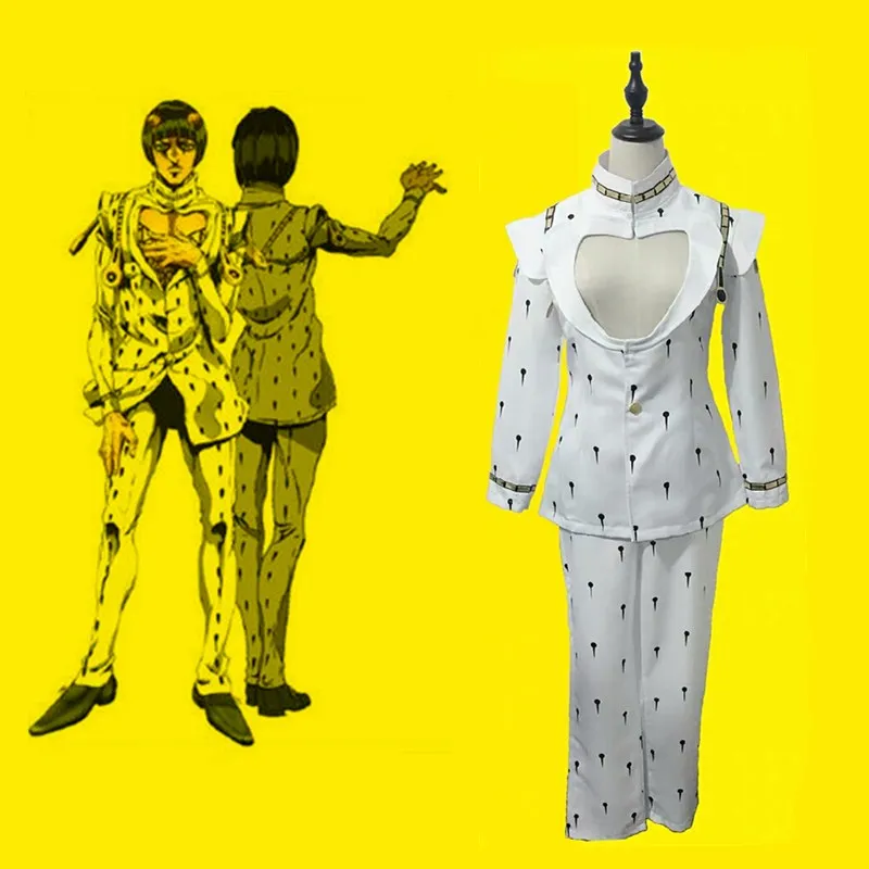 Di Alta Qualità Cospaly Di Jojo Bizarre Adventure D'Oro Vento Bruno Buccellati Costume Cosplay Uomini Bucciarati Suit Costume Di Halloween