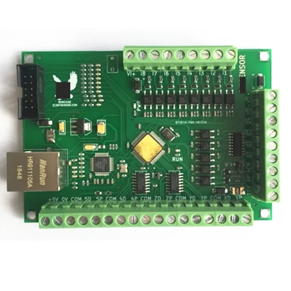 5-axis CNC Control Card Industrial Grade 5VDC Milling Machine Engraving Mach3 Ethernet Interface With Cable | Электроника