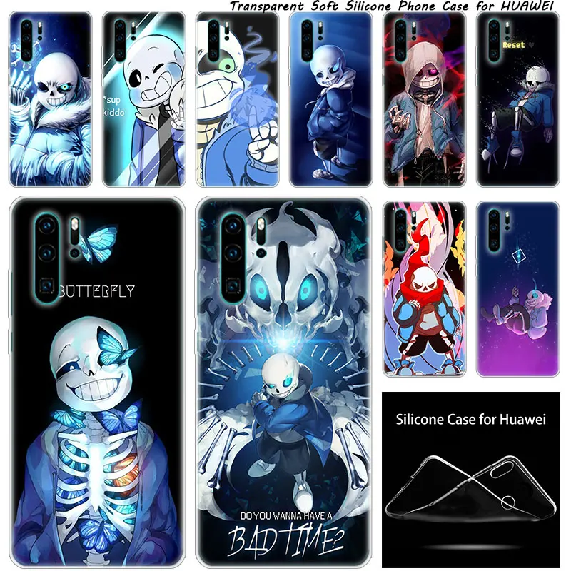luxury Soft Silicone Case Undertale Papyrus for Huawei NOVA 3 3i 5 5i P20 P30 Pro P9 P10 P8 Lite 2017 P Smart Z Plus 2019 Cover | Мобильные