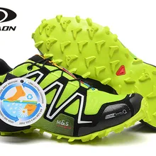 Salomon speed Cross 3 CS III мужские кроссовки, красные мужские дышащие туфли на плоской подошве, прогулочная обувь, мужские кроссовки, обувь для фехтования
