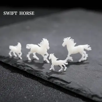 

5Pcs Silicone Mini Running Horse Modeling Resin Mold Landspace Fillings Resin Jewelry Fillings Resin Casting Art Craft