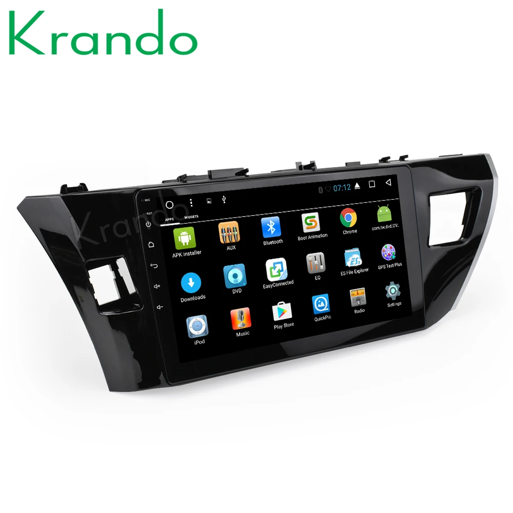 Sale Krando Android 8.1 10.1" car radio player for Toyota Corolla 2014-2016 navigation gps multimedia system 3