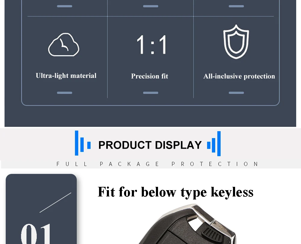 Keyforkess 50pcs Car Styling custodia in Silicone con telecomando per telecomando per Citroen C3 C4 C4L C5 DS 3008 5008 accessori - H2984f2bade404f78a147340a6ee255a8u