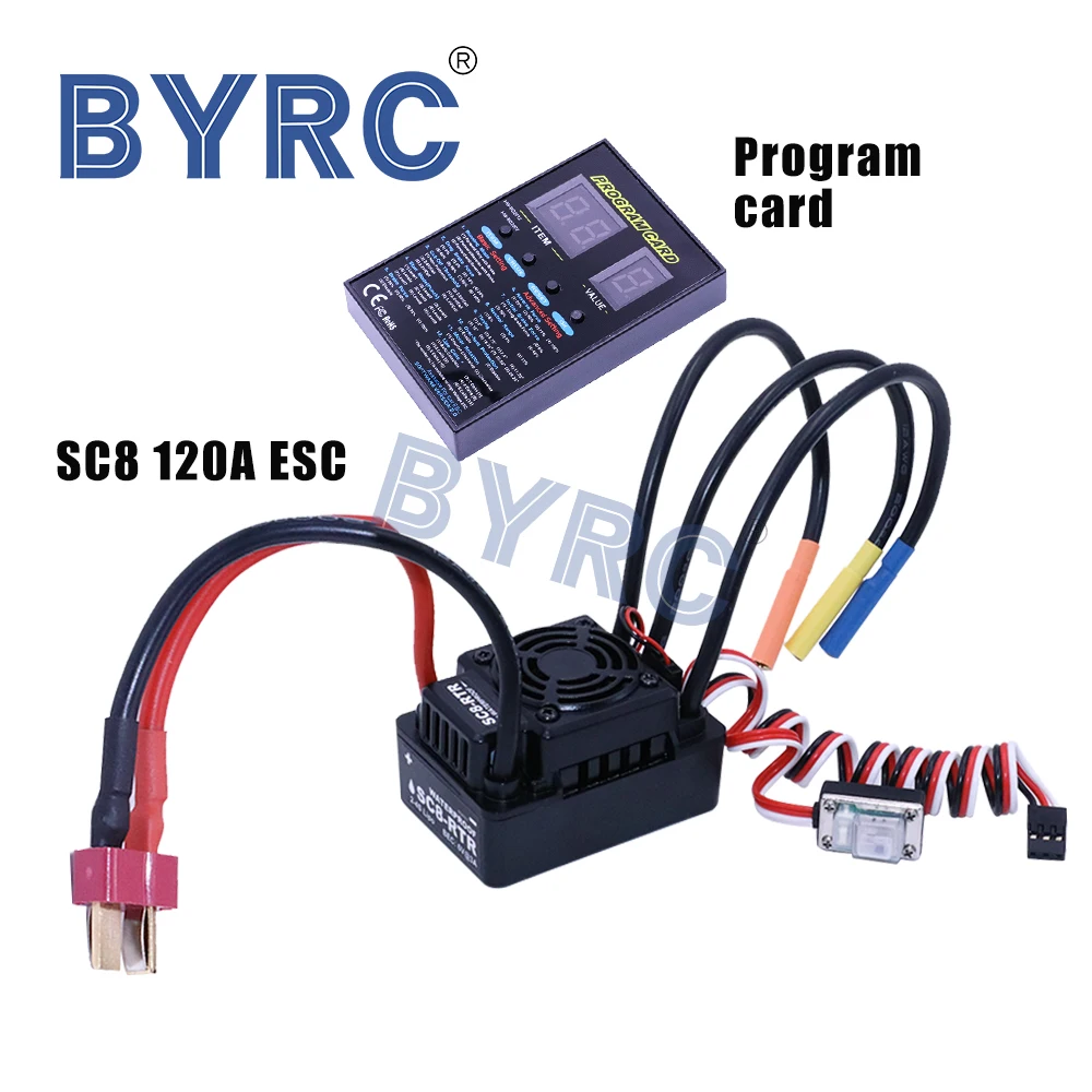 Hobbywing EZRUN WP SC8 120A RTR водонепроницаемый Бесщеточный Регулятор скорости ESC 2 4S Lipo Fit 3660