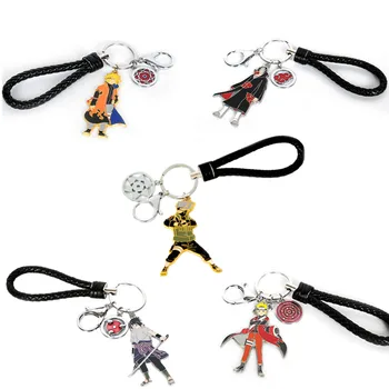 

Anime Naruto Akatsuki Uchiha Itachi Car Keychain Kakashi Keychain Color Charm Naruto Four Generations Keychain Uchiha Sasuke