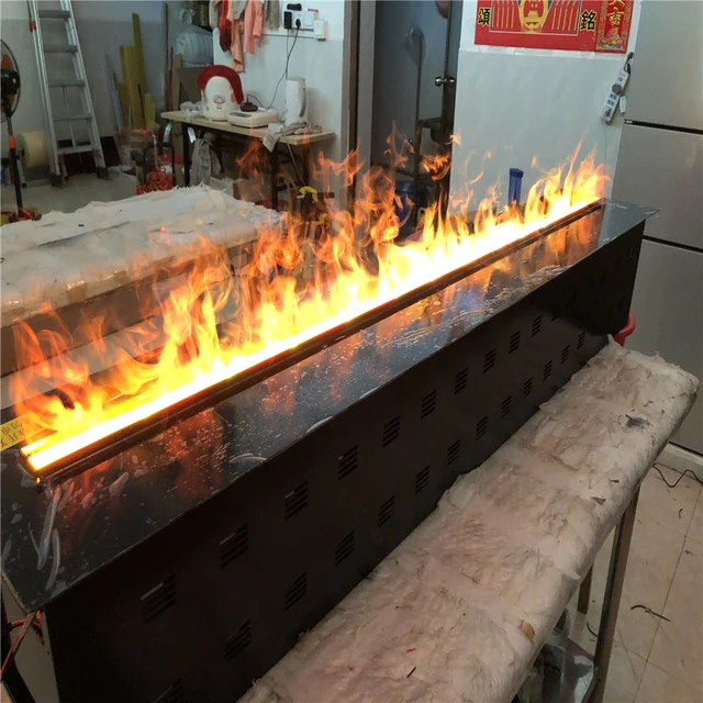 5 Years Warranty 3D Fake Led Flame Water Vapor Fireplace Electric Fire  place Wall Mounted