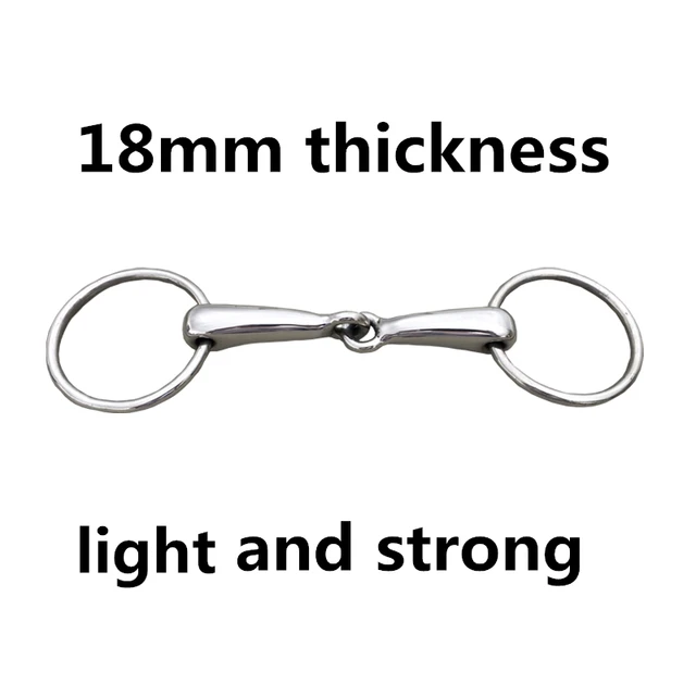 Stainless Steel Loose Ring Snaffle Bit Horse Hollow Mouthpiece 12cm Product Horse Equipement Stainless Steel Loose Ring Snaffle Bit Horse Hollow Mouthpiece 12cm Product Horse Equipement