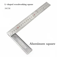 300mm combinação régua ângulo quadrado ajustável transferidor de aço ângulo direito régua carpinteiro ferramentas medição diy profissional