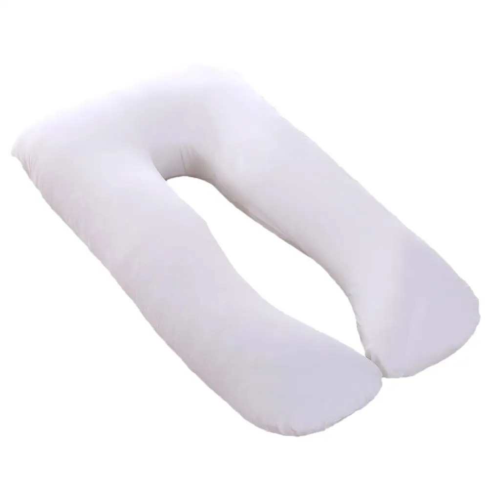 Европейская большая u-образная материнская наволочка для подушки, многофункциональная хлопковая наволочка для сна, 80*160 см - Цвет: White