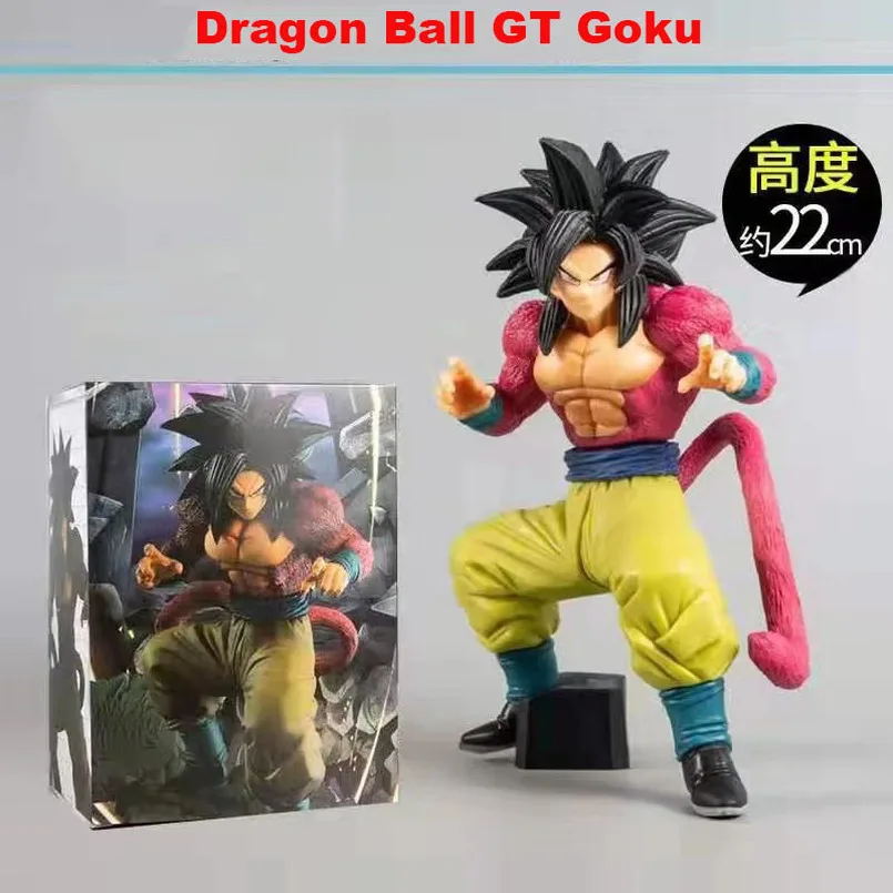 22 Cm Dragon Ball Gt Goku Action Figure Styling Super Saiyan Figurine 4 Son Goku Pvc Model Toy Collectible Doll Buy At The Price Of 12 74 In Aliexpress Com Imall Com