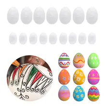 

10/20pcs 5/7/9cm Blank Easter Eggs Decoration Children Diy Painting Craft Foam Egg Toy Home Birthday Easter Party Decor Supplies