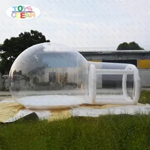 Надувной Открытый кемпинг прозрачный купол палатки/прозрачная палатка с пузырьками