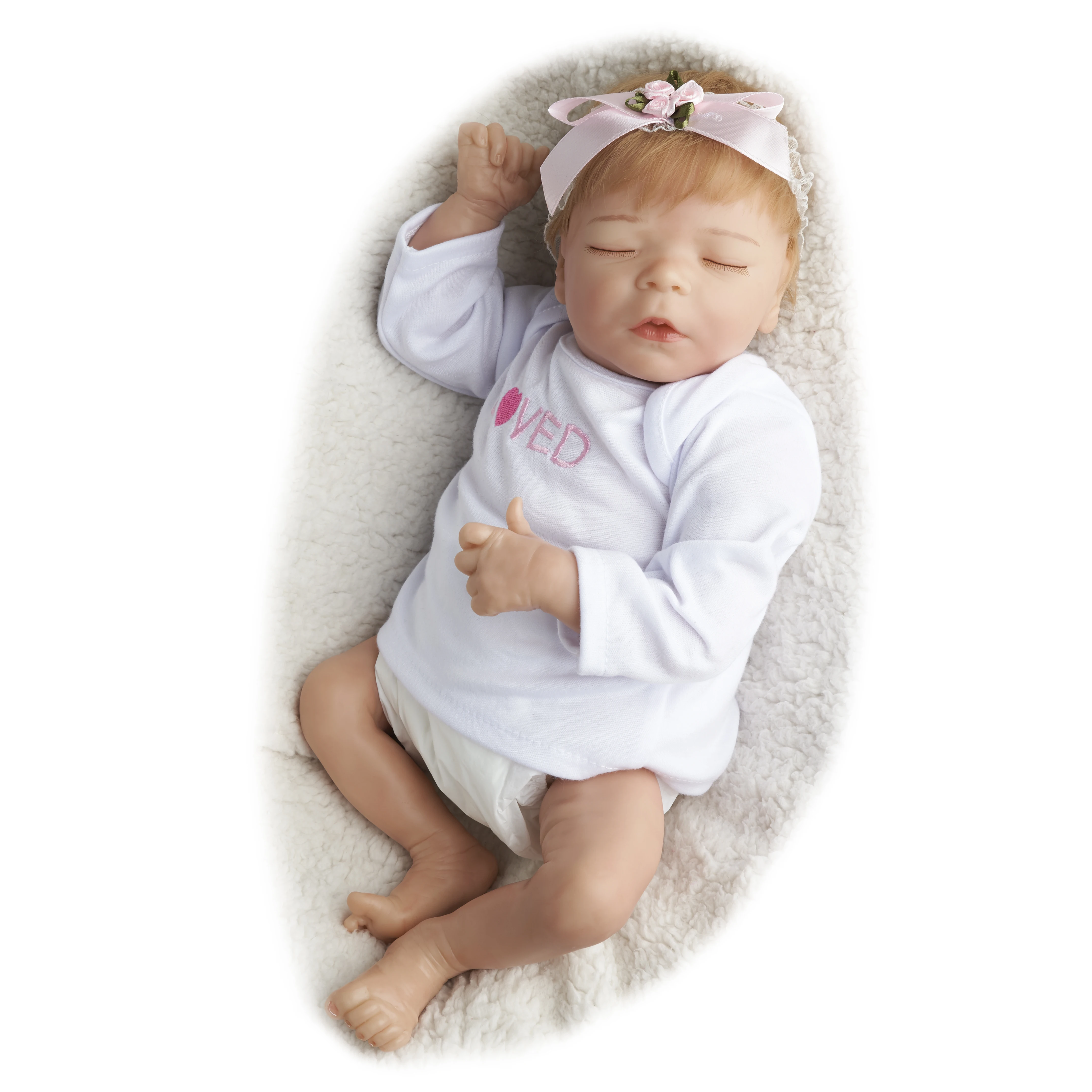 17 дюймов Даррена ADFO Bebe Reborn реалистичные куклы новорожденных живая кукла