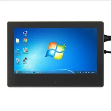Raspberry Pi-pantalla táctil capacitiva IPS HD de 7 pulgadas, pantalla LCD de 7 pulgadas con carcasa de soporte para Raspberry Pi 4B/3B, 1024x600