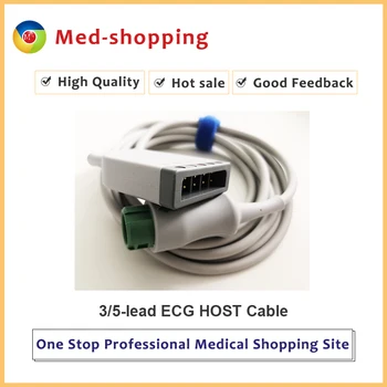 

Original Mindray Patient Monitor 3/5-lead ECG HOST Cable Adu Ped 12 Pin Defib-Proof AHA IEC 0010-30-42719 in stock