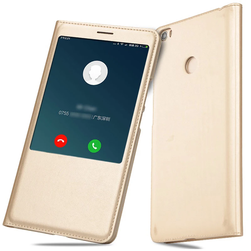 Роскошный кожаный флип-чехол для телефона Xiaomi Mi Max Max2 3 чехол с мобильный телефон