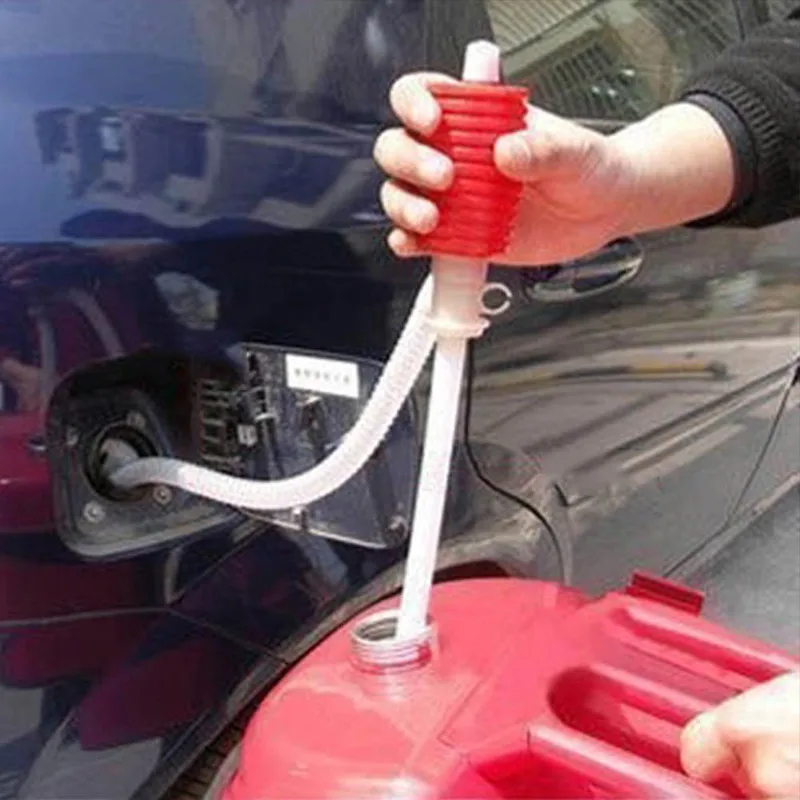 

Car Accessories Mini Portable Car Manual Hand Siphon Pump Hose Gas Oil Syphon Transfer Pump Fuel Tank Gas Can Auto Product