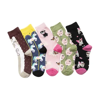 

Fashion Women Socks Cotton Harajuku Comfortable Casual Business Compression Breathable Personality Cute SockS Women Kawaii