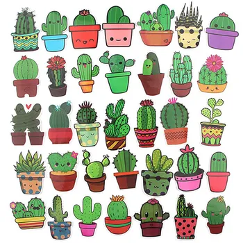 

36 Pcs/Lot Cute Plant Cactus Mini Paper Sticker Decoration DIY Ablum Diary Scrapbooking Label Sticker Kawaii Stationery