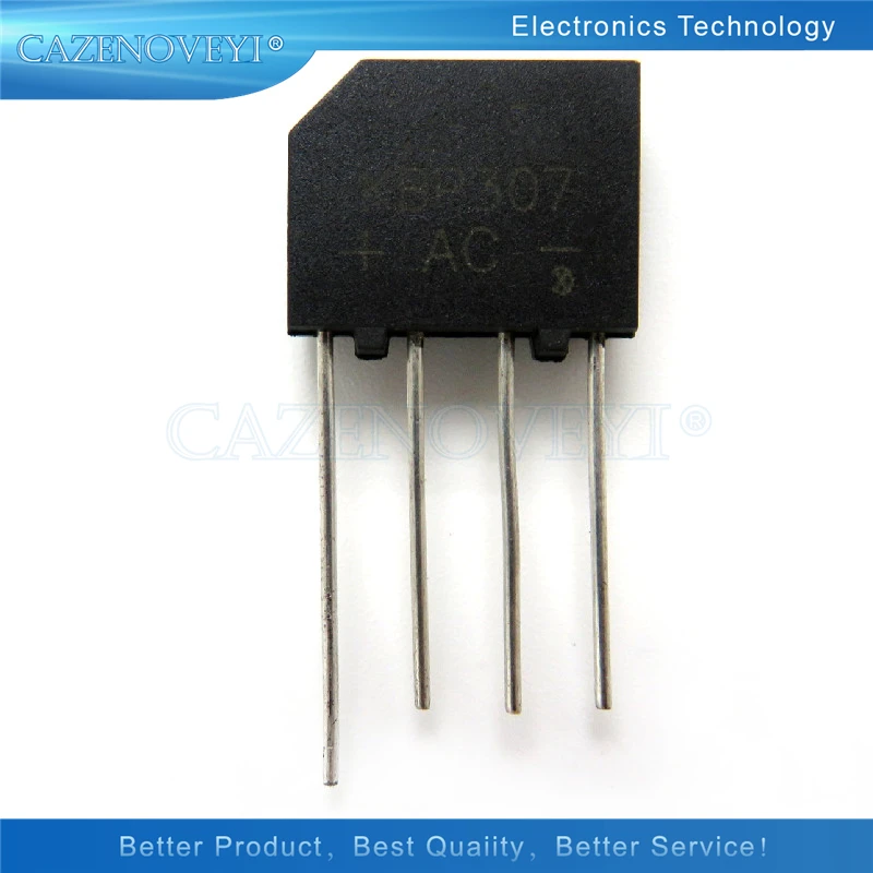 10 шт./лот KBP307 KBP 307 3A 700V плоский мост выпрямитель Новый и оригинальный IC в наличии |