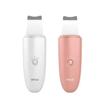 

Ultrasonic Skin Scrubber Cleansing Instrument Blackhead Acne Removal Facial Spa Exfoliator Comedone Extractor Face Cleaner